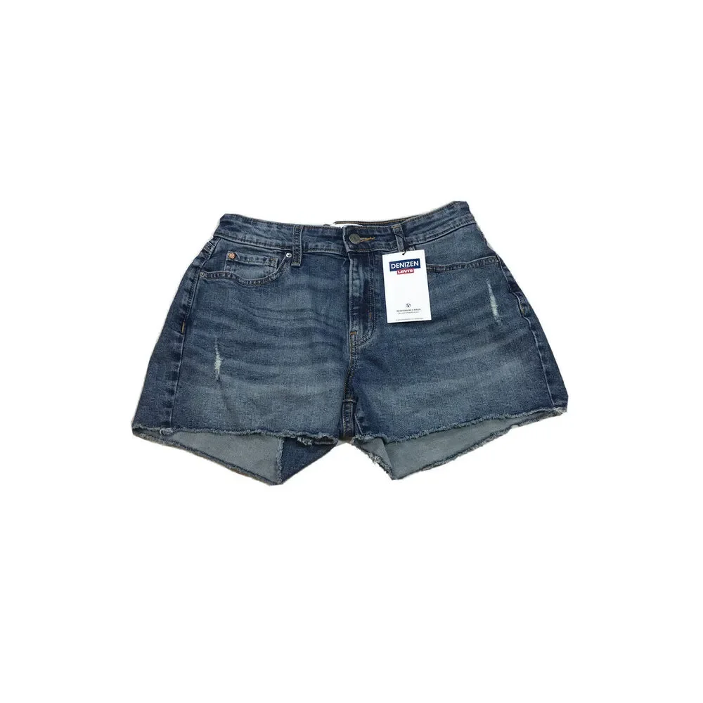 NEW Denizen by Levis Women's Medium Wash High Rise Denim Shorts - 6 - Picture 1 of 4